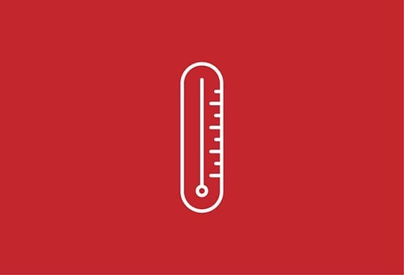 ilustratie van een thermometer